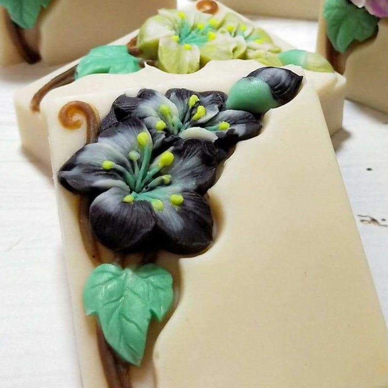 Pretty Floral Soap Mold Rectan - Soap Making Cold Process review and price