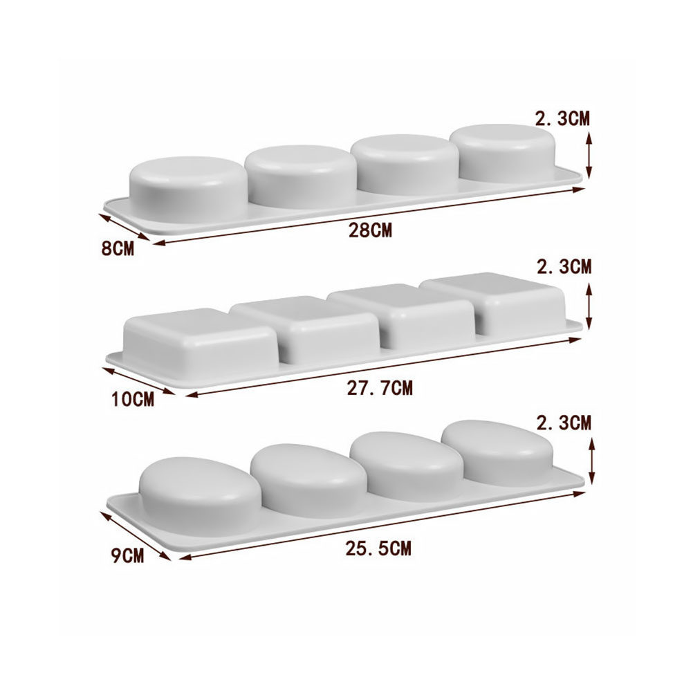 3Pcs Silicone Soap Molds Flexi - Soap Making Die review and price