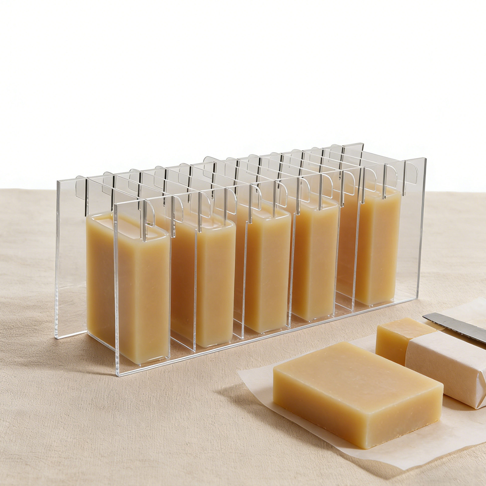Acrylic Soap Making Mold Divid - Soap Making Cold Process review and price