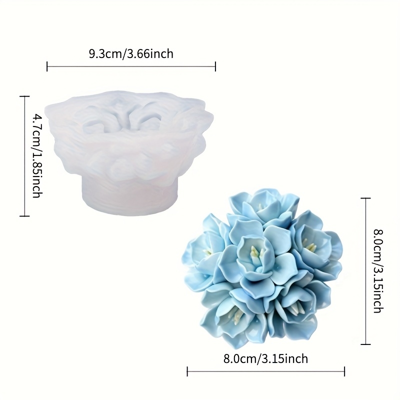 1 Hydrangea Candle Silicone Mo - Soap Making Tutorial review and price