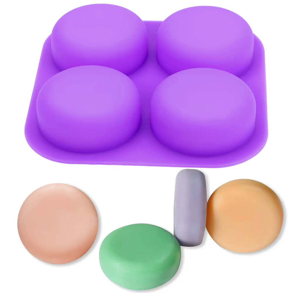 1-2 PCS 4 Cavity Reusable Roun - Soap Making Tutorial review and price