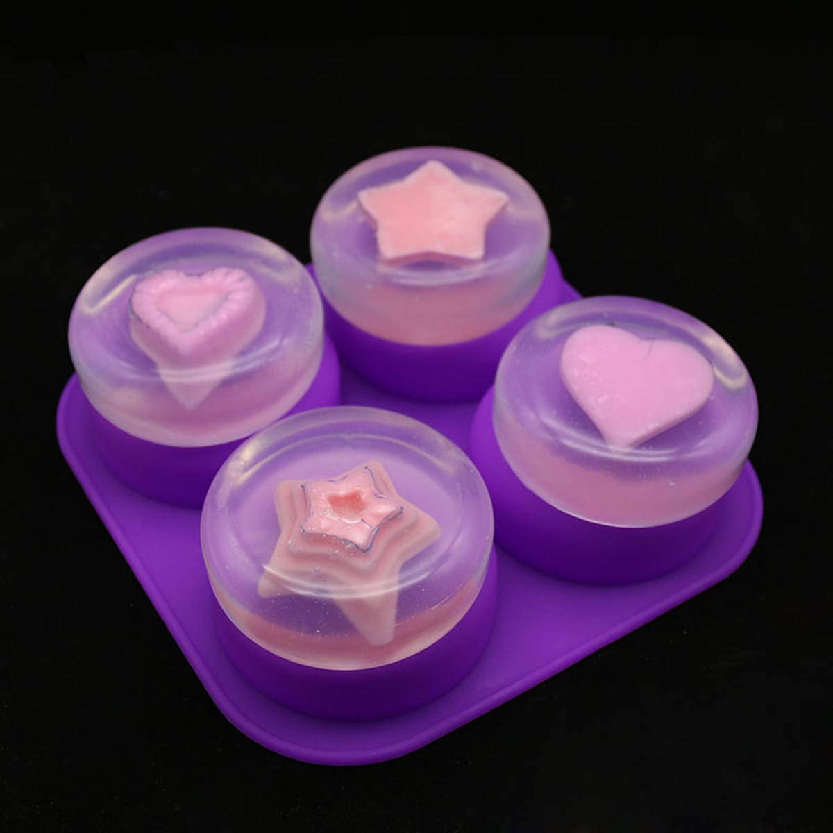 1-2 PCS 4 Cavity Reusable Roun - Soap Making Tutorial review and price